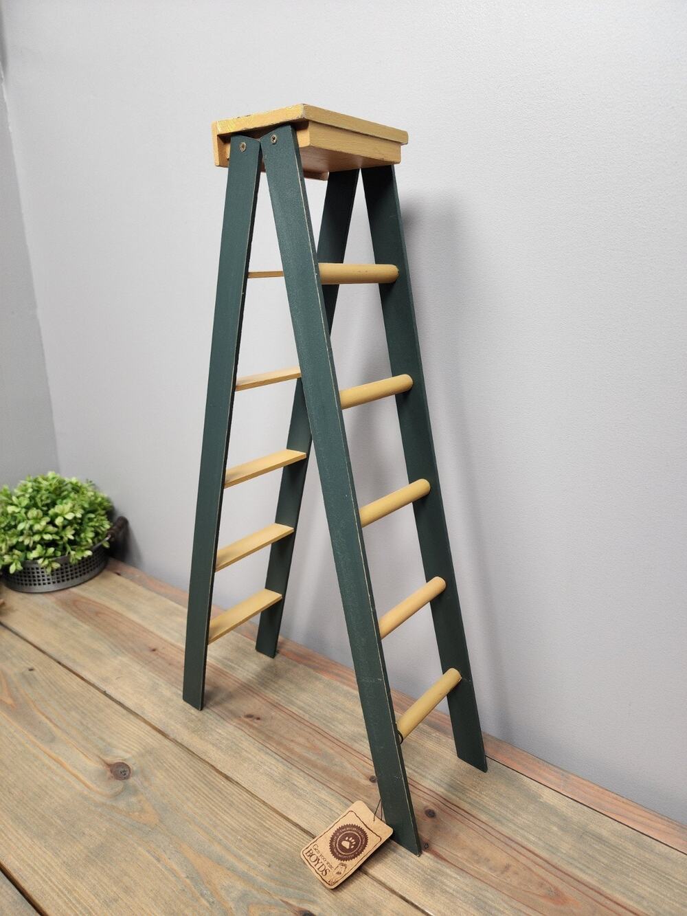 Boyds Bears Climbin' High Wooden Ladder 24 1/4” 658152